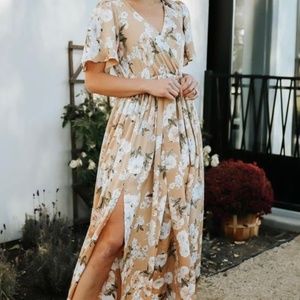 Baltic Born Sicily Satin Maxi Dress